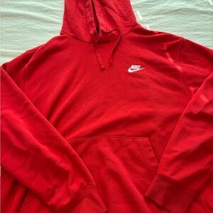 Nike Men's Bold Red Hoodie